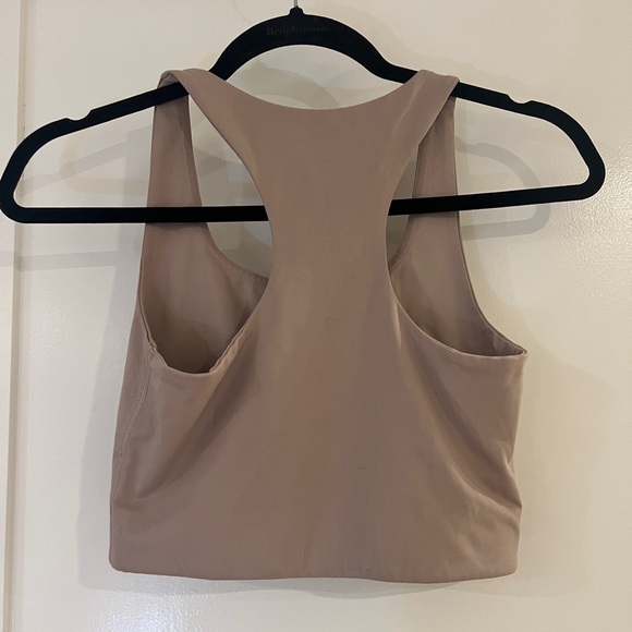Girlfriend Collective Women's Brown Route Bella Scoop Tank Sports Bra Size Small - Picture 4 of 7